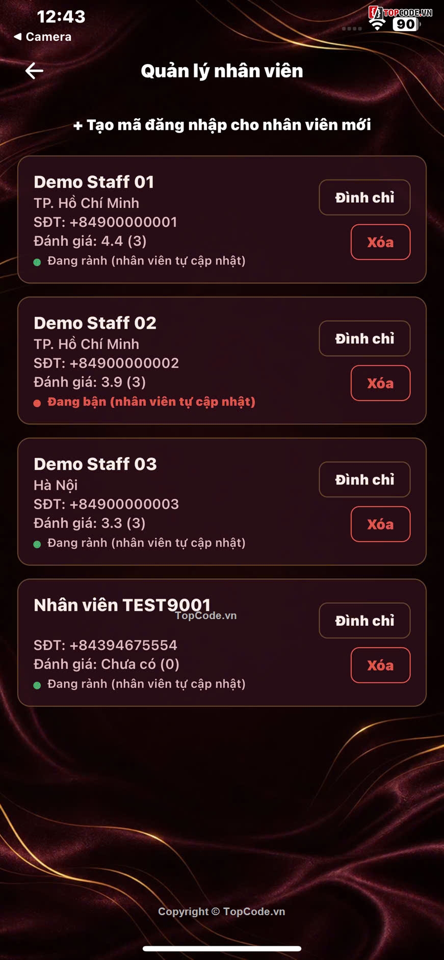 app đặt lịch,source code spa,react native,firebase,quản lý spa